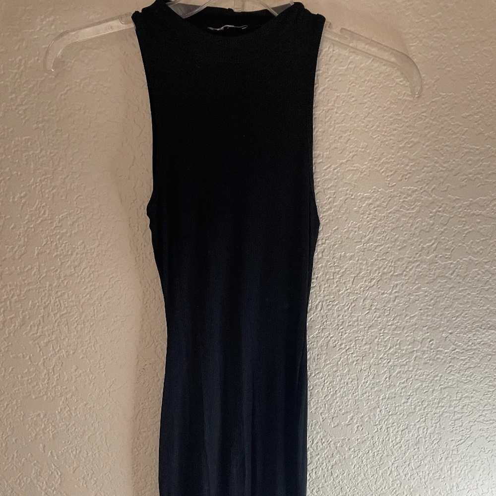 Black casual dress